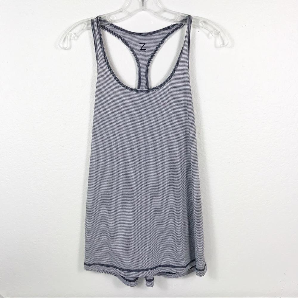 Z By Zella Womens Striped Racerback Tank Size L